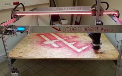 Le projet “Home express” des élèves du Lycée Diderot gagne avec du matériel Makerslide machines